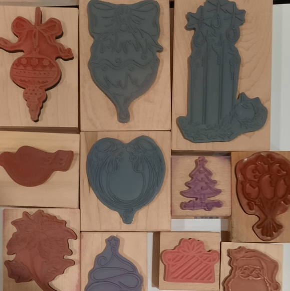 Christmas Rubber Stamps - Picture 7 of 7